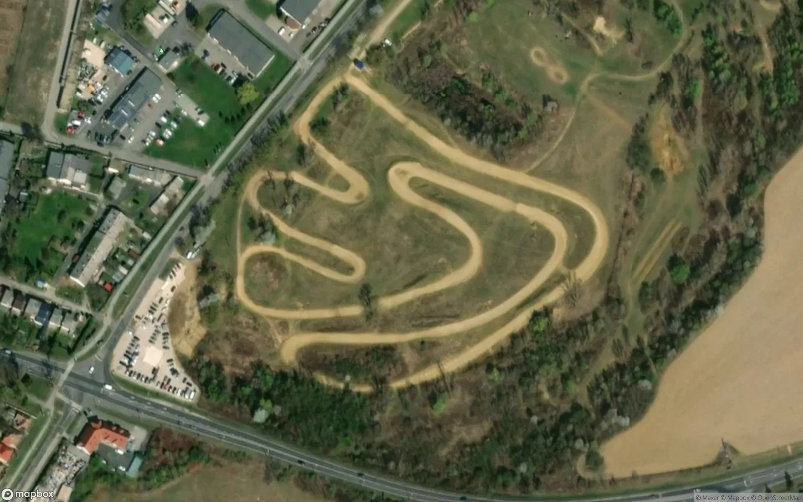 Nagykanizsa motocross pálya Motocross Strecke