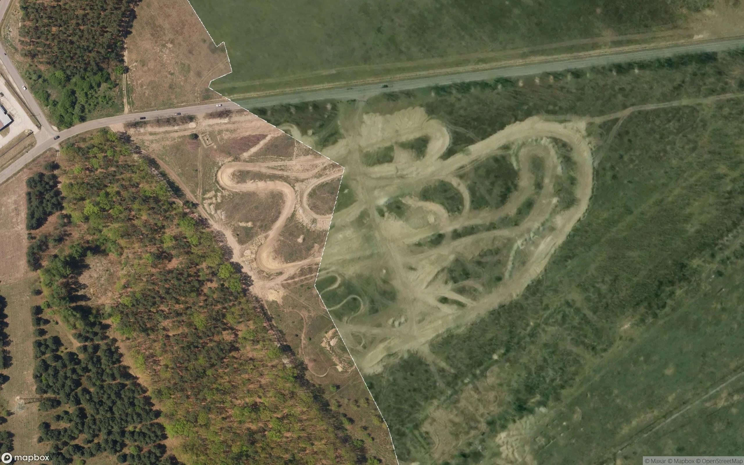 Łazy Motocross Strecke