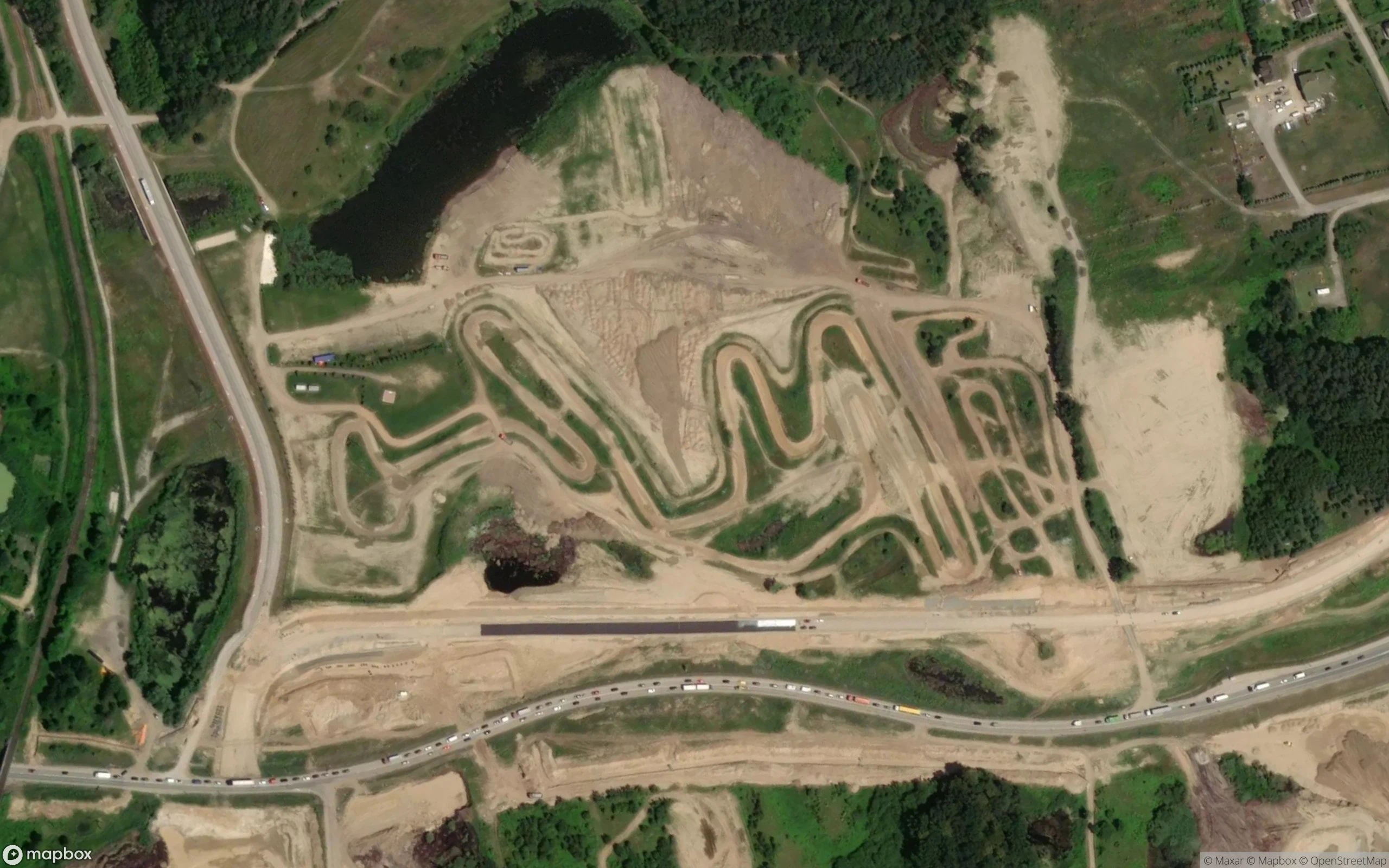 Olsztyn Motocross Strecke