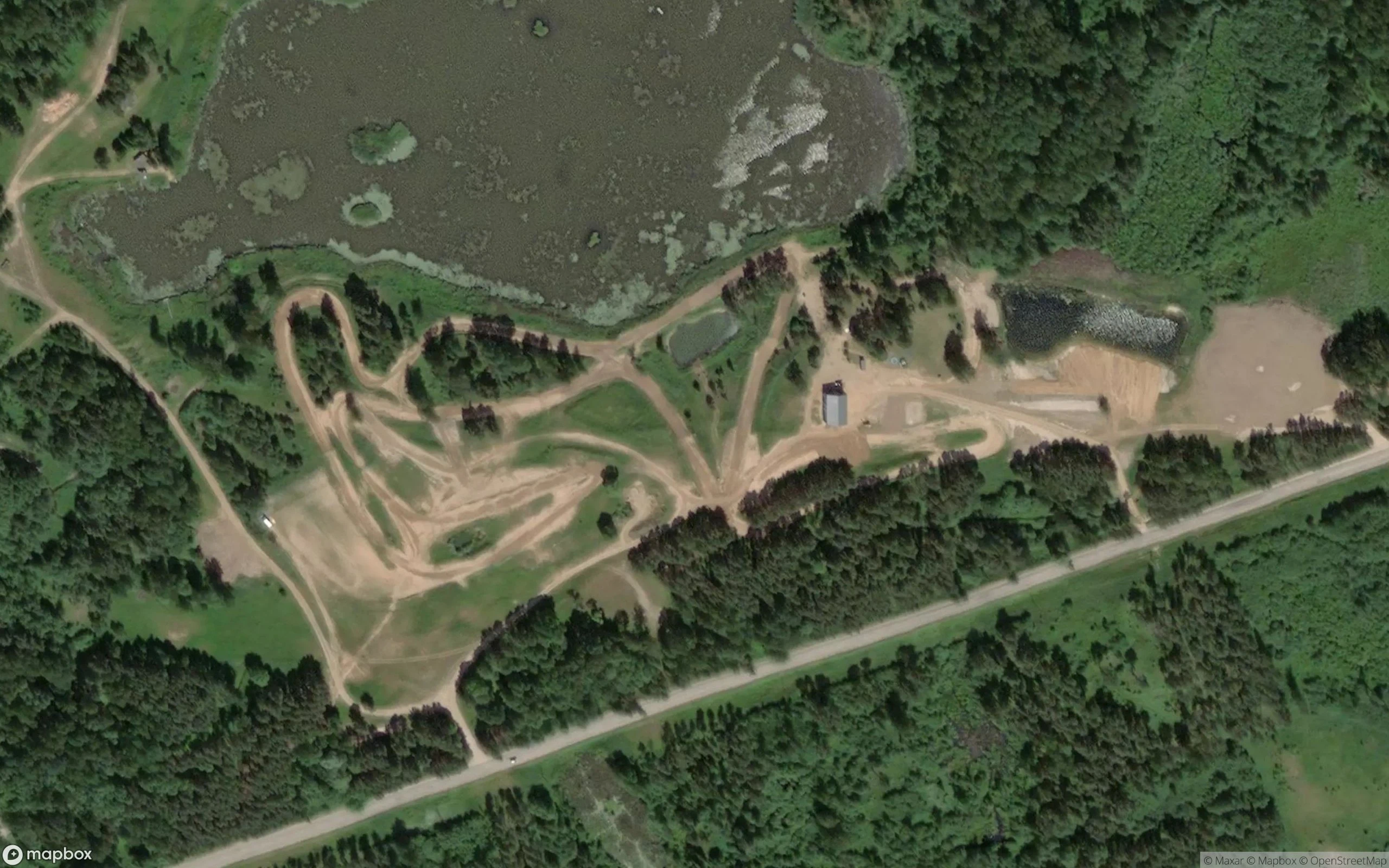 Ceļa Ēzeļi, Moto trase Motocross Strecke