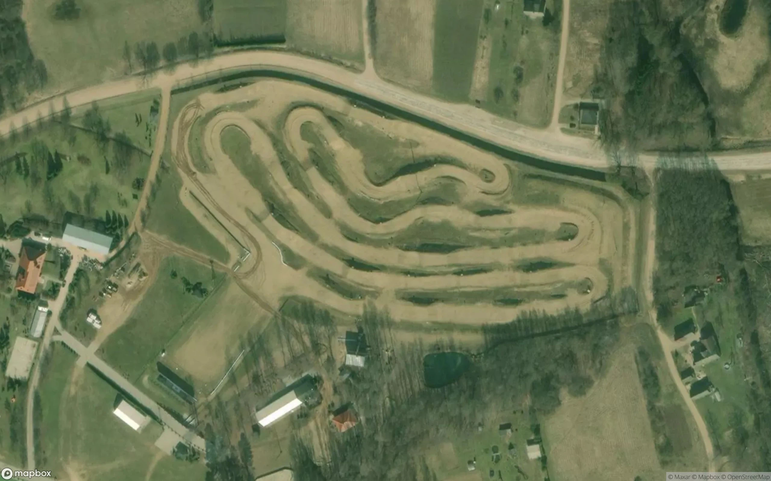 Motocross race track Motocross Strecke