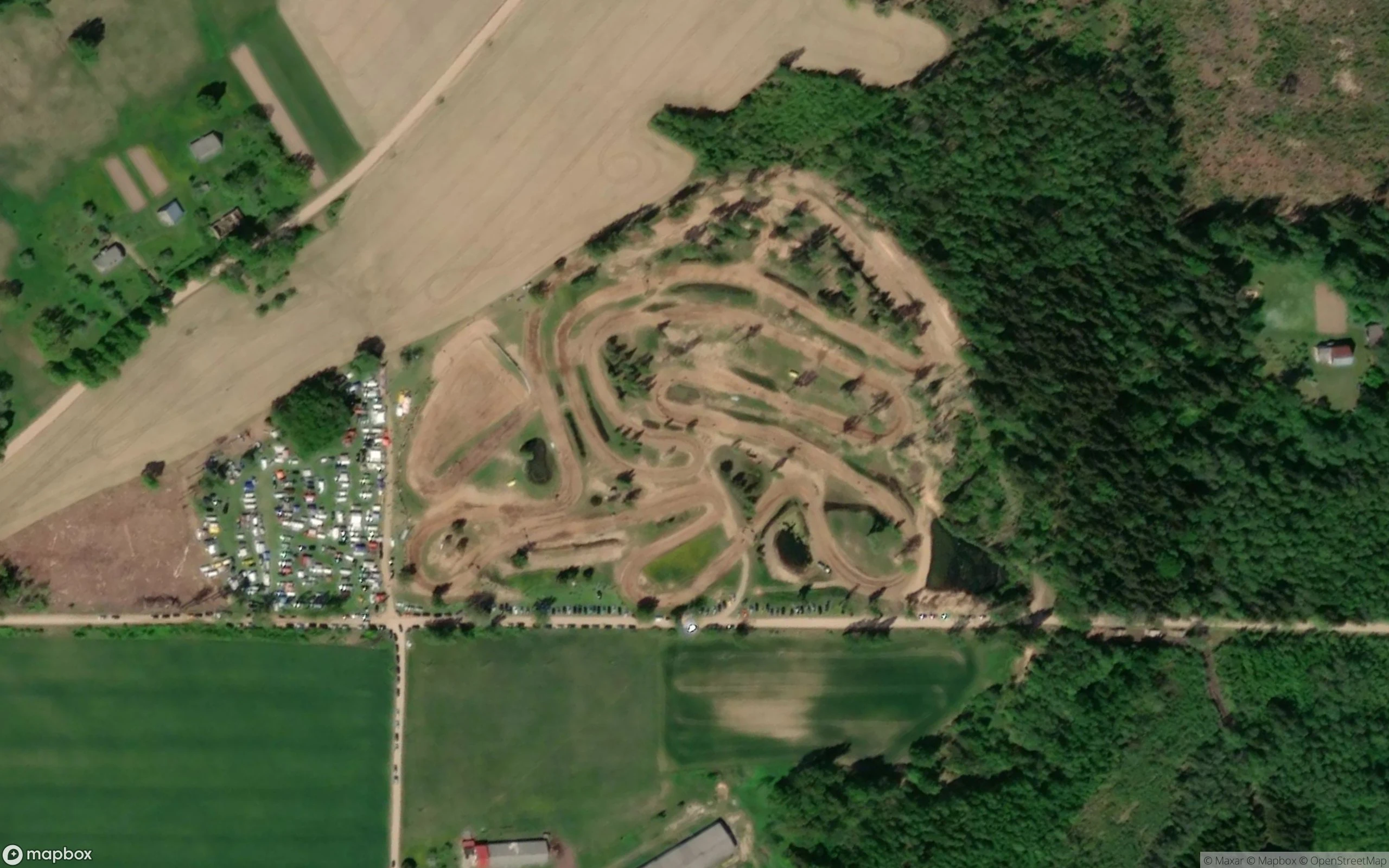 Jaunzemnieku mototrase Motocross Strecke