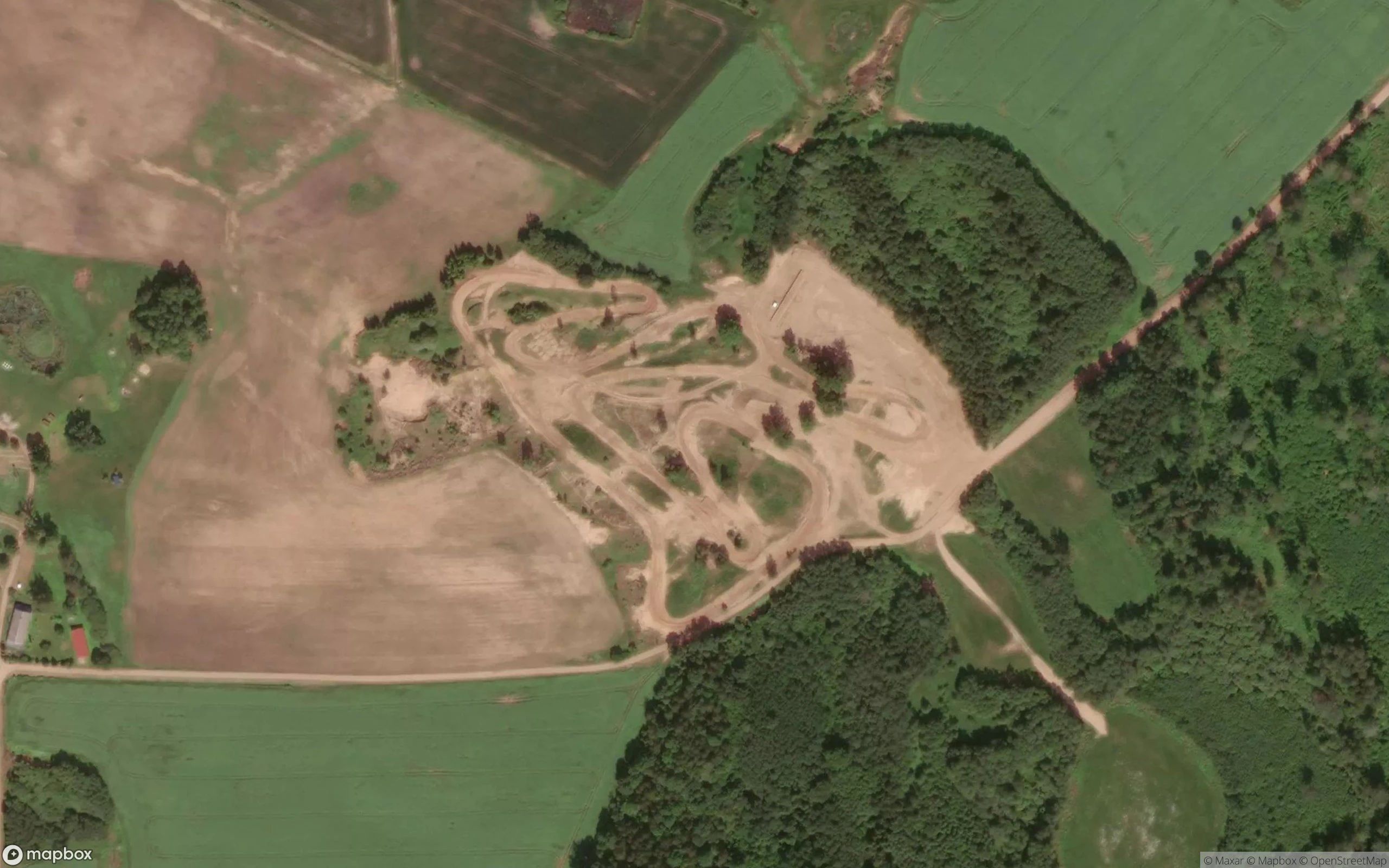 Jaunpils Mototrase Motocross Strecke