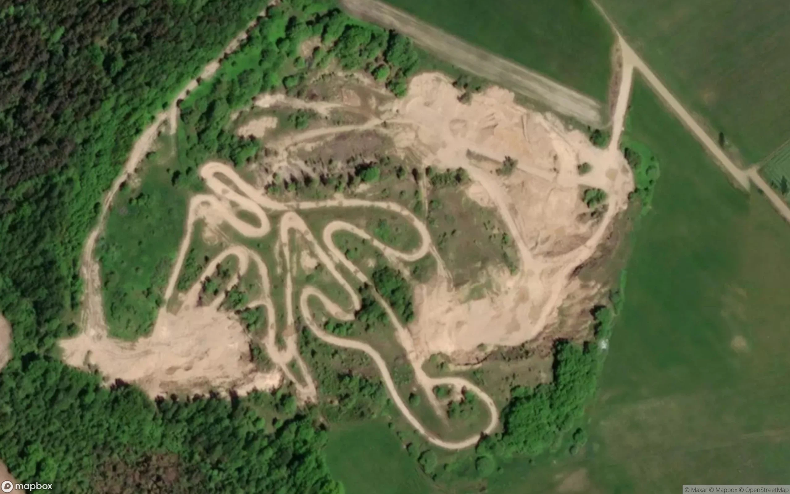 Kvedarnos motokroso trasa Motocross Strecke