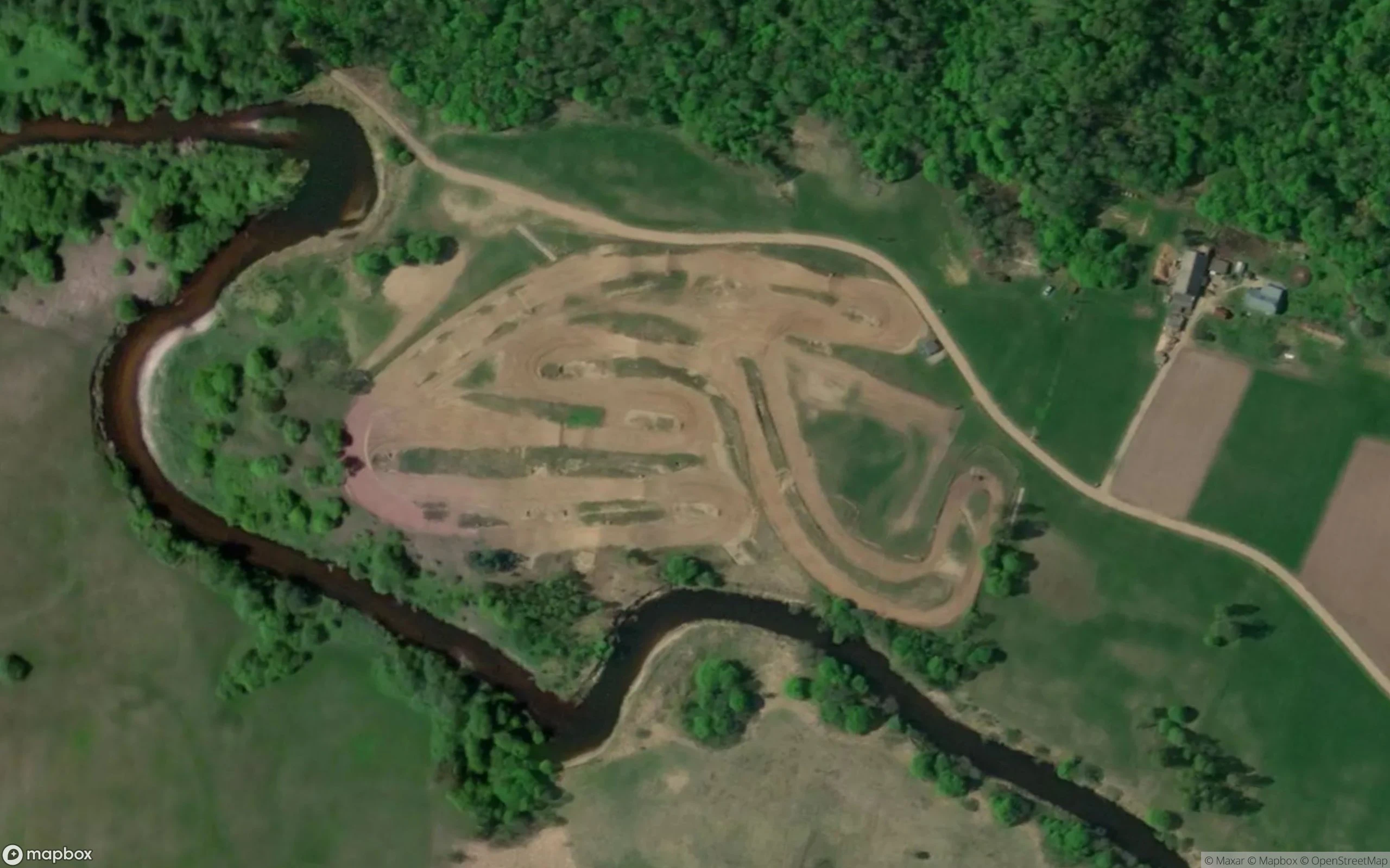 Dubysos motokroso trasa Motocross Strecke