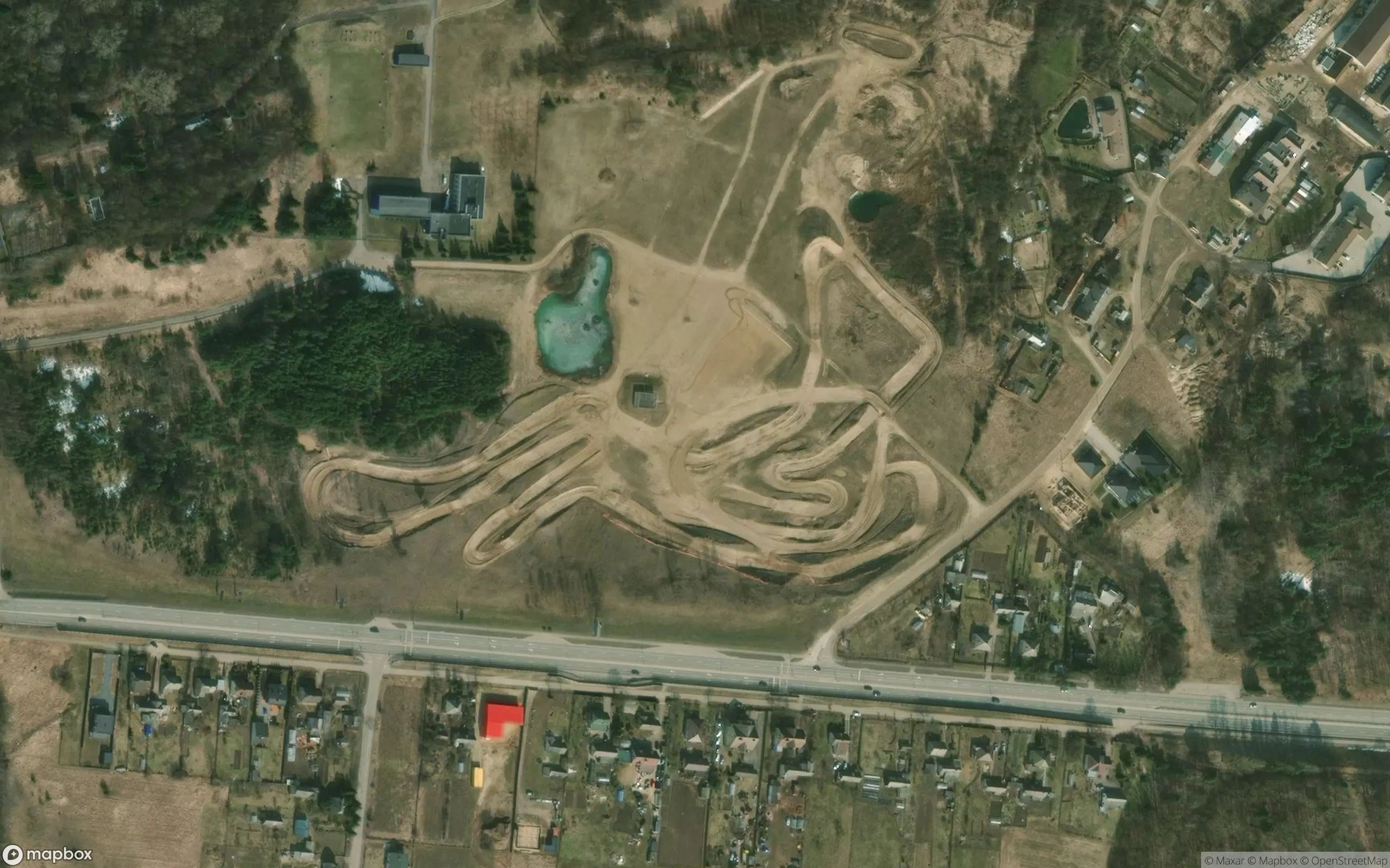 Aleksandrijos motokroso trasa Motocross Strecke