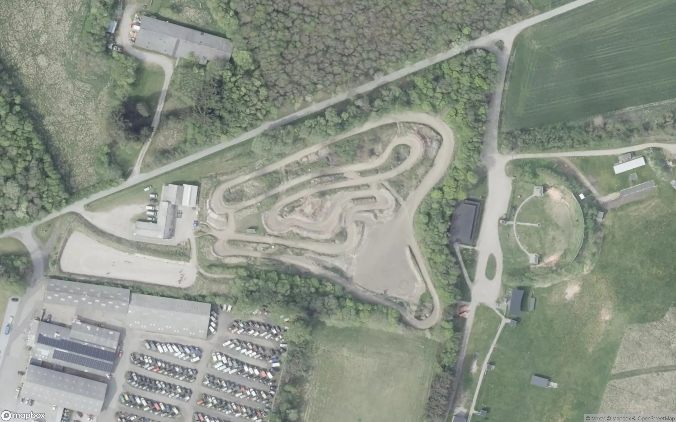 Knallertbanen Hvorup Motocross Strecke