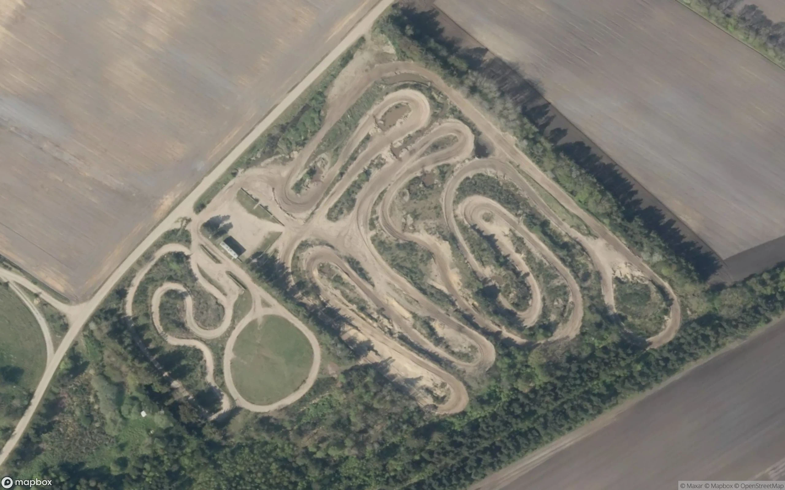 Brande Crossbane Motocross Strecke