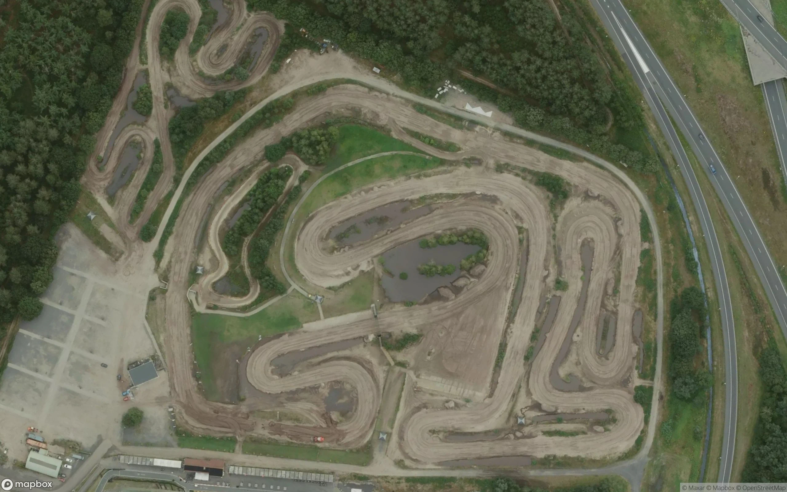 Crossbaan Berghem Motocross Strecke