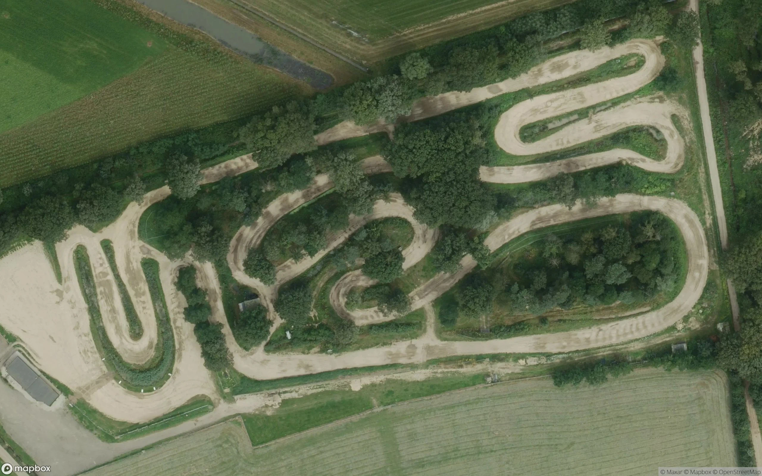 Crossbaan Cuijk Motocross Strecke