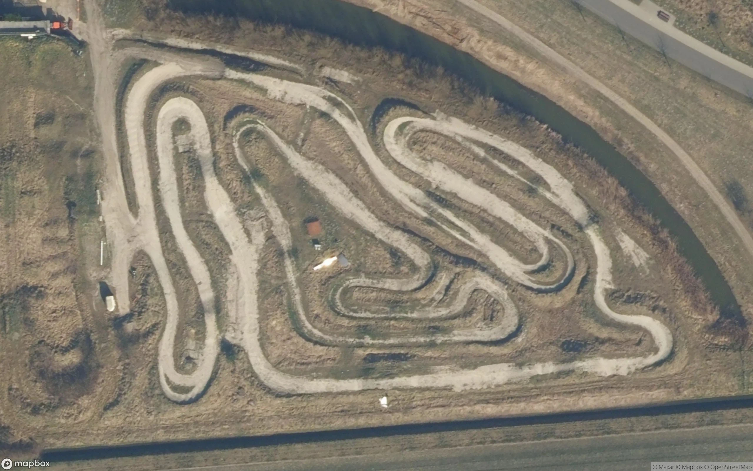 Electric Motorcross Park Motocross Strecke