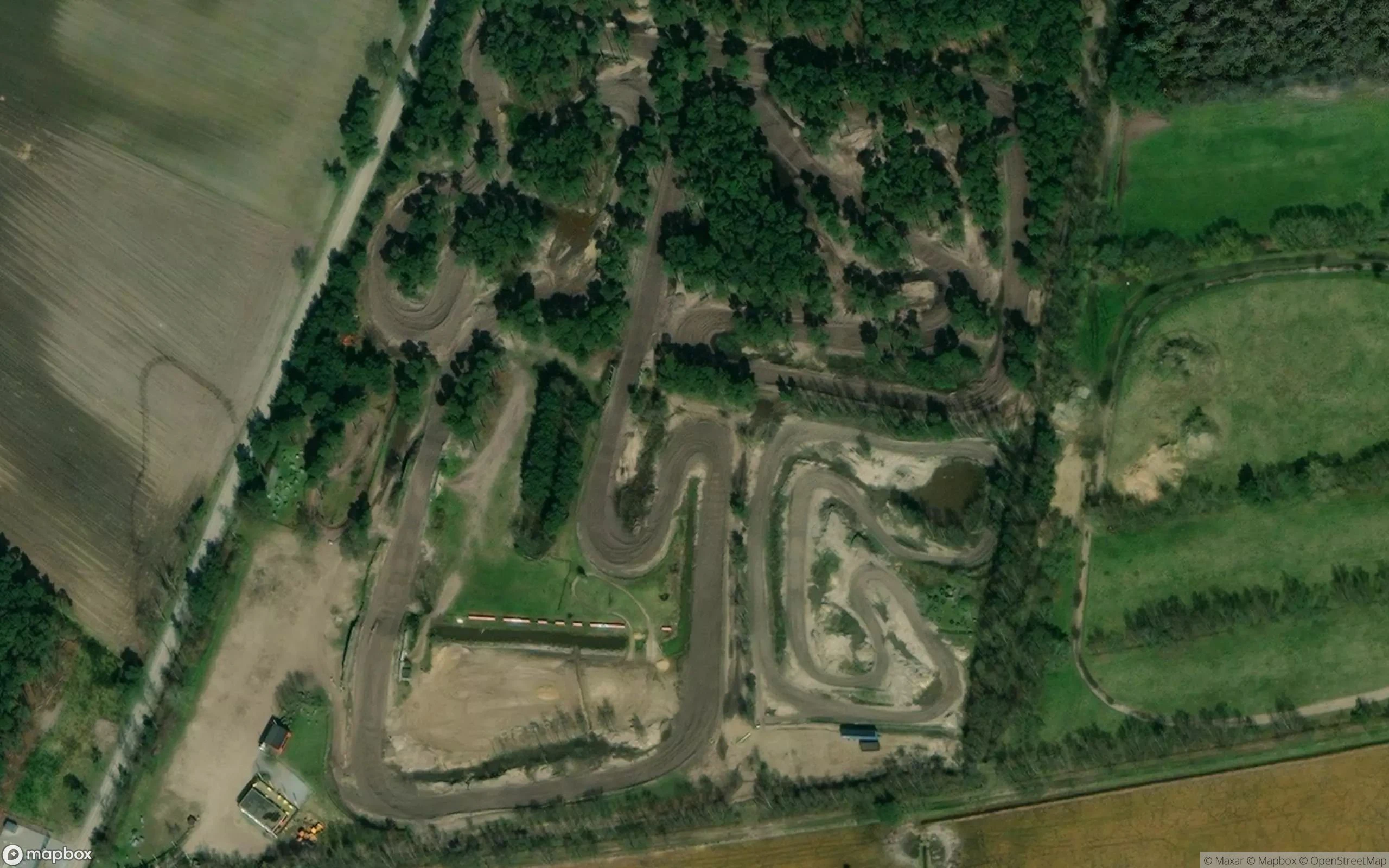 Motocross circuit Olmen Motocross Strecke