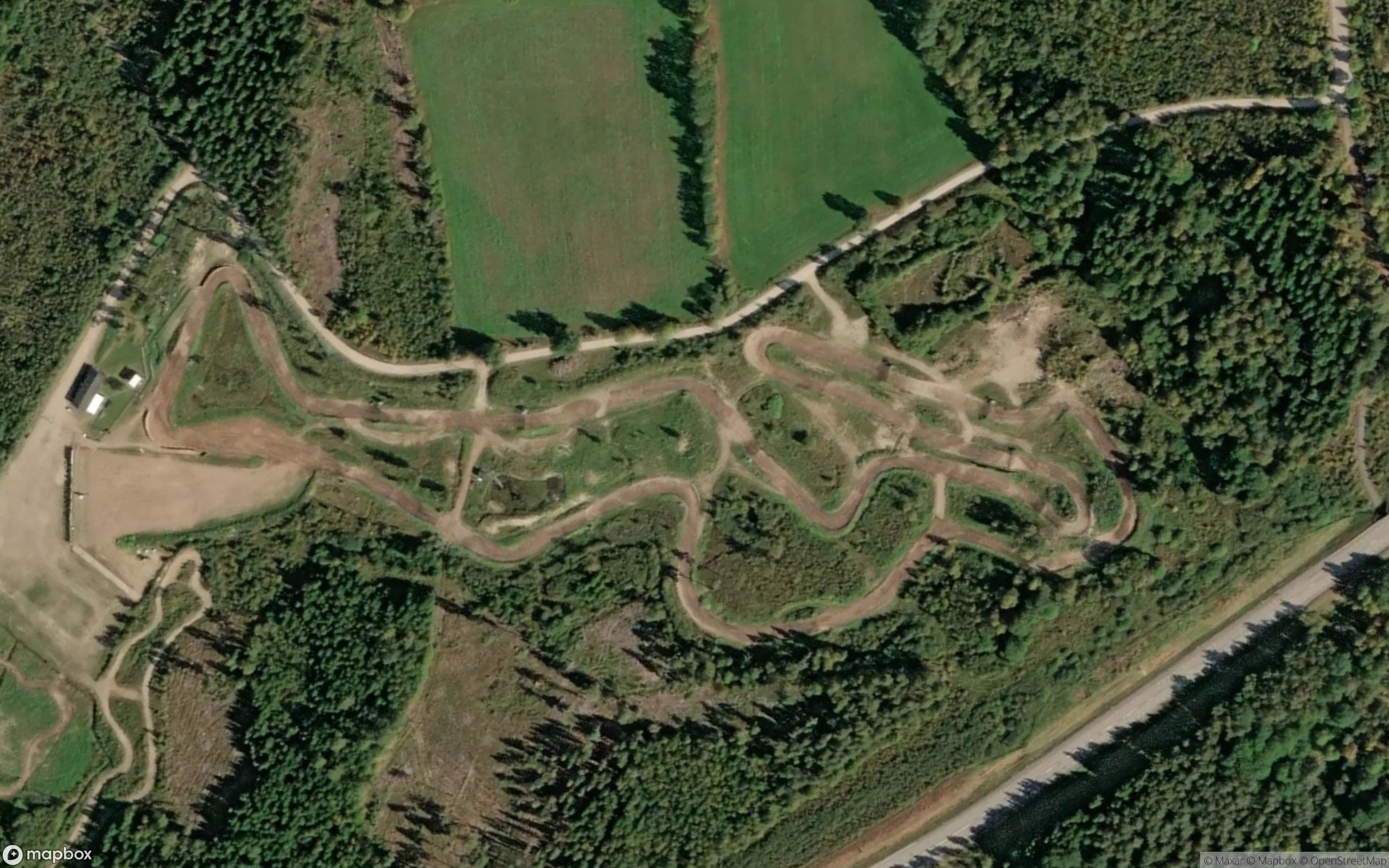 Ljungby Motocross Track Motocross Strecke