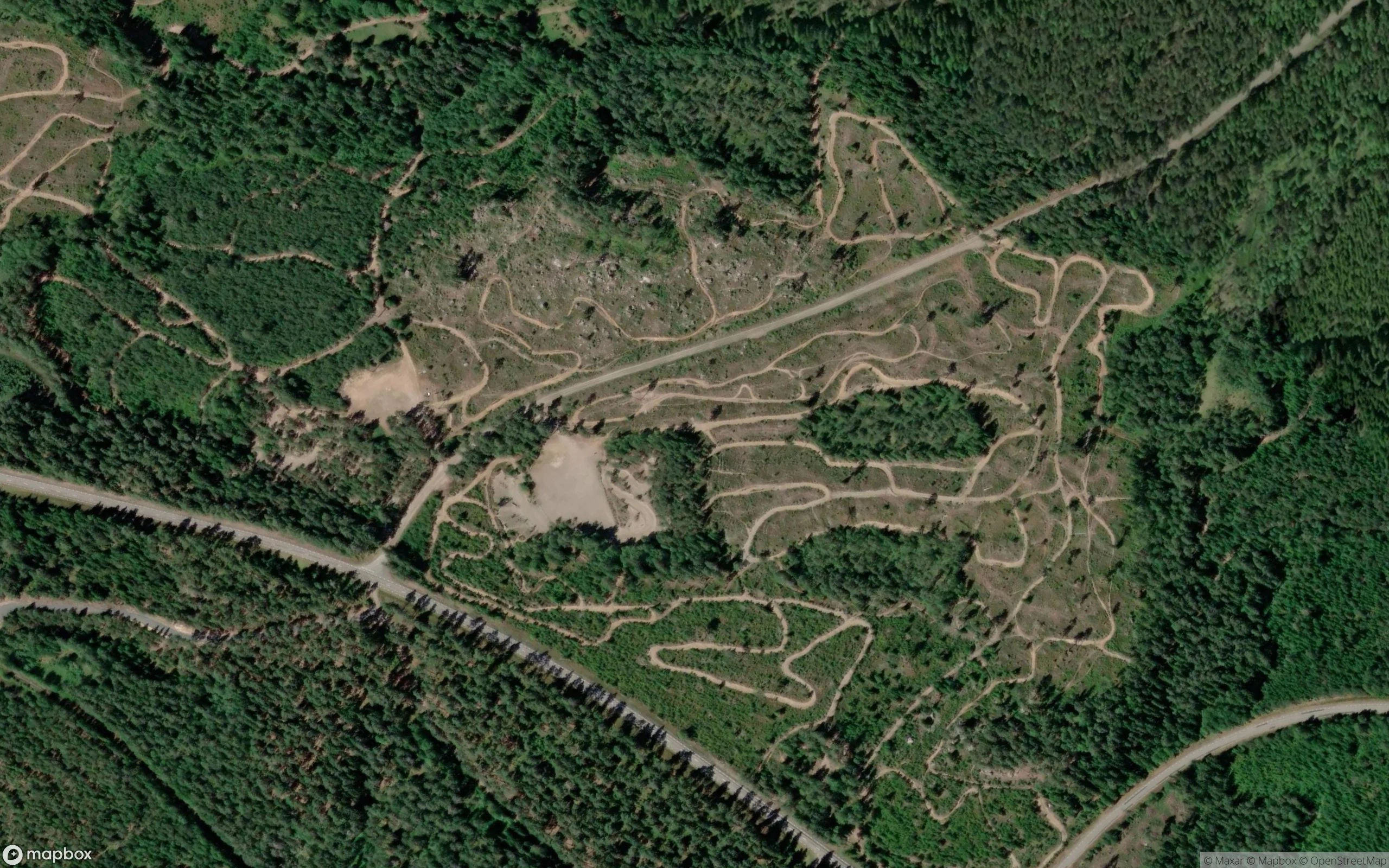 Öfalla Endurobana Motocross Strecke