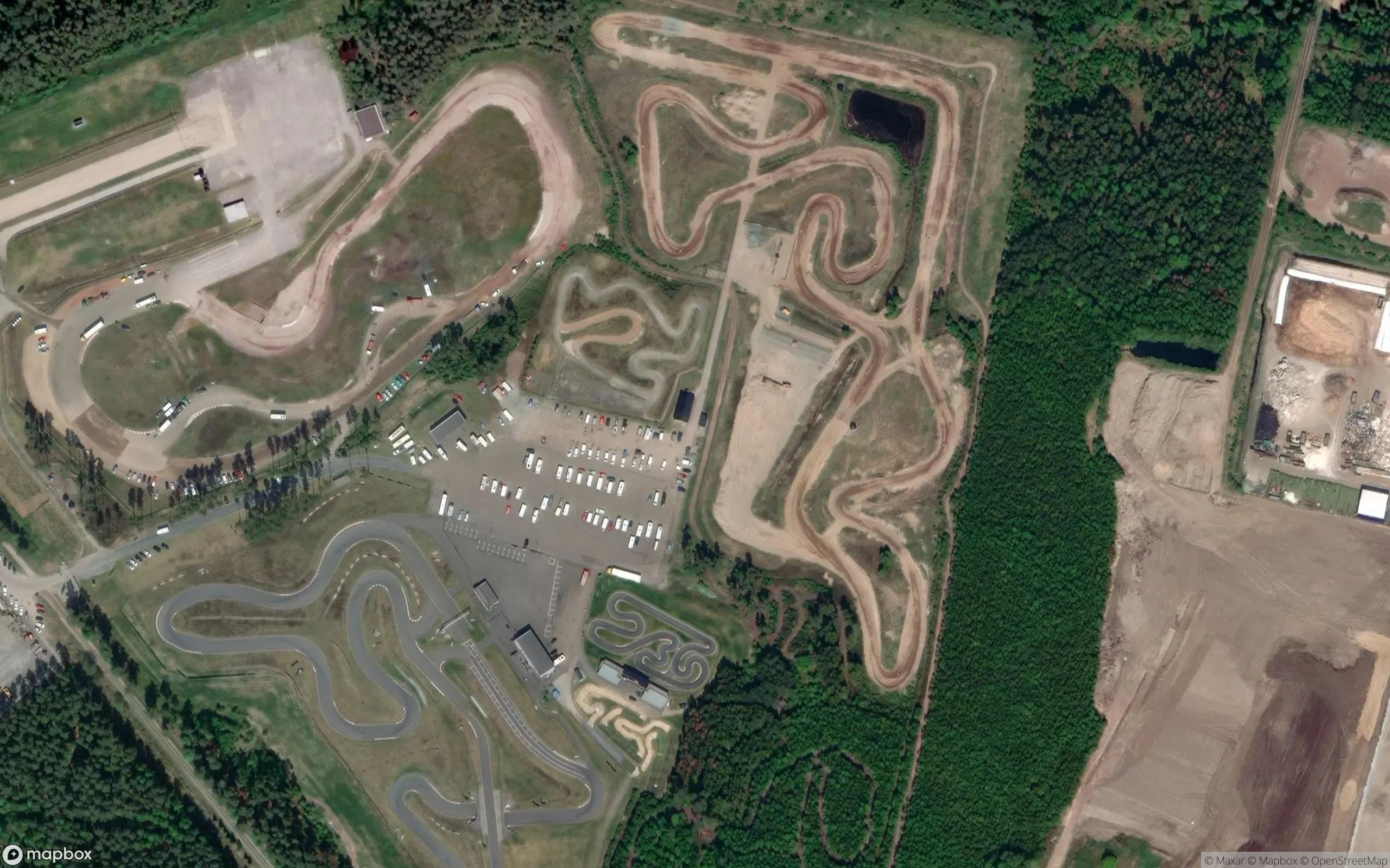 Lidköpings crossbana Motocross Strecke