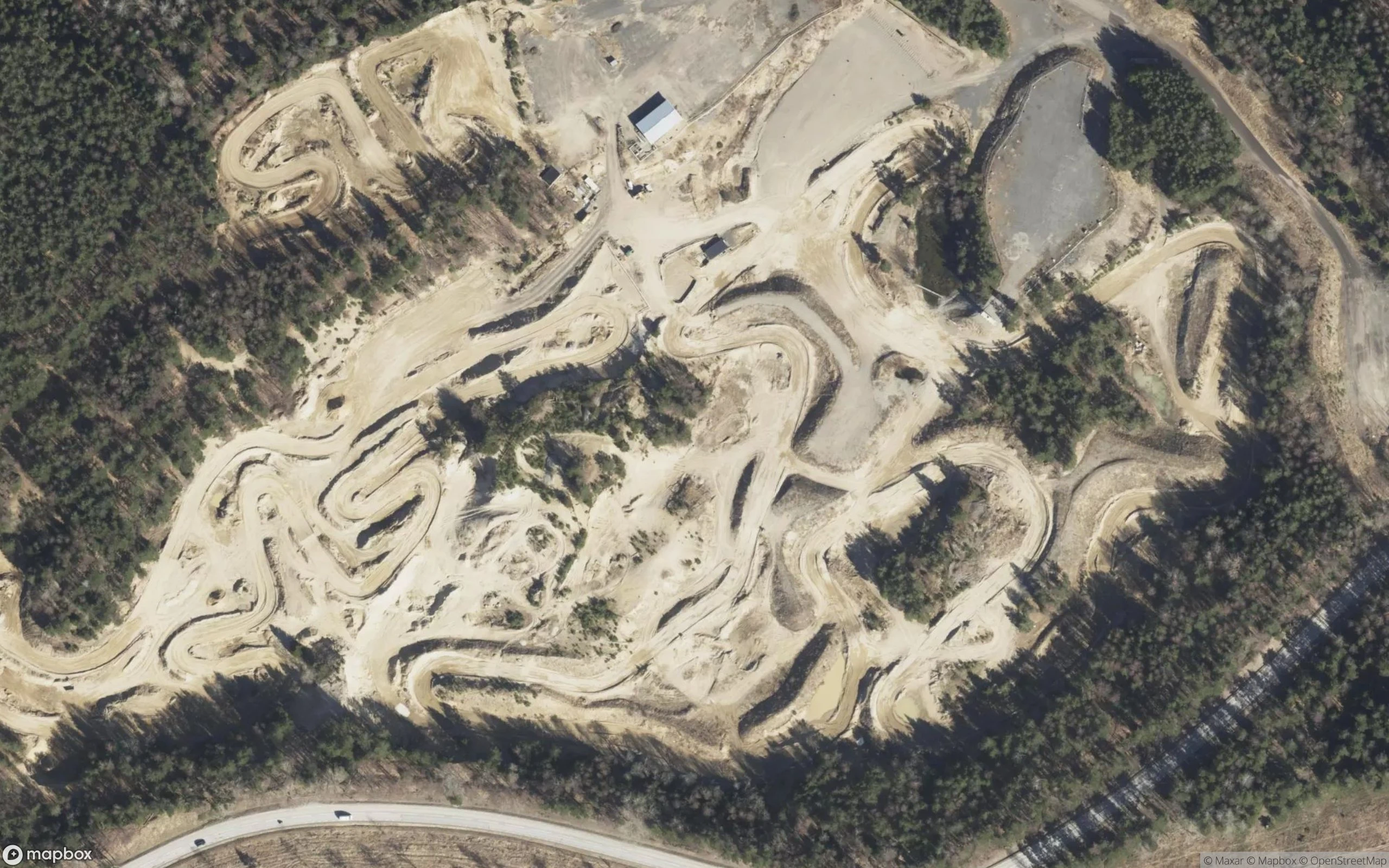 Uringe motocrossbana Motocross Strecke