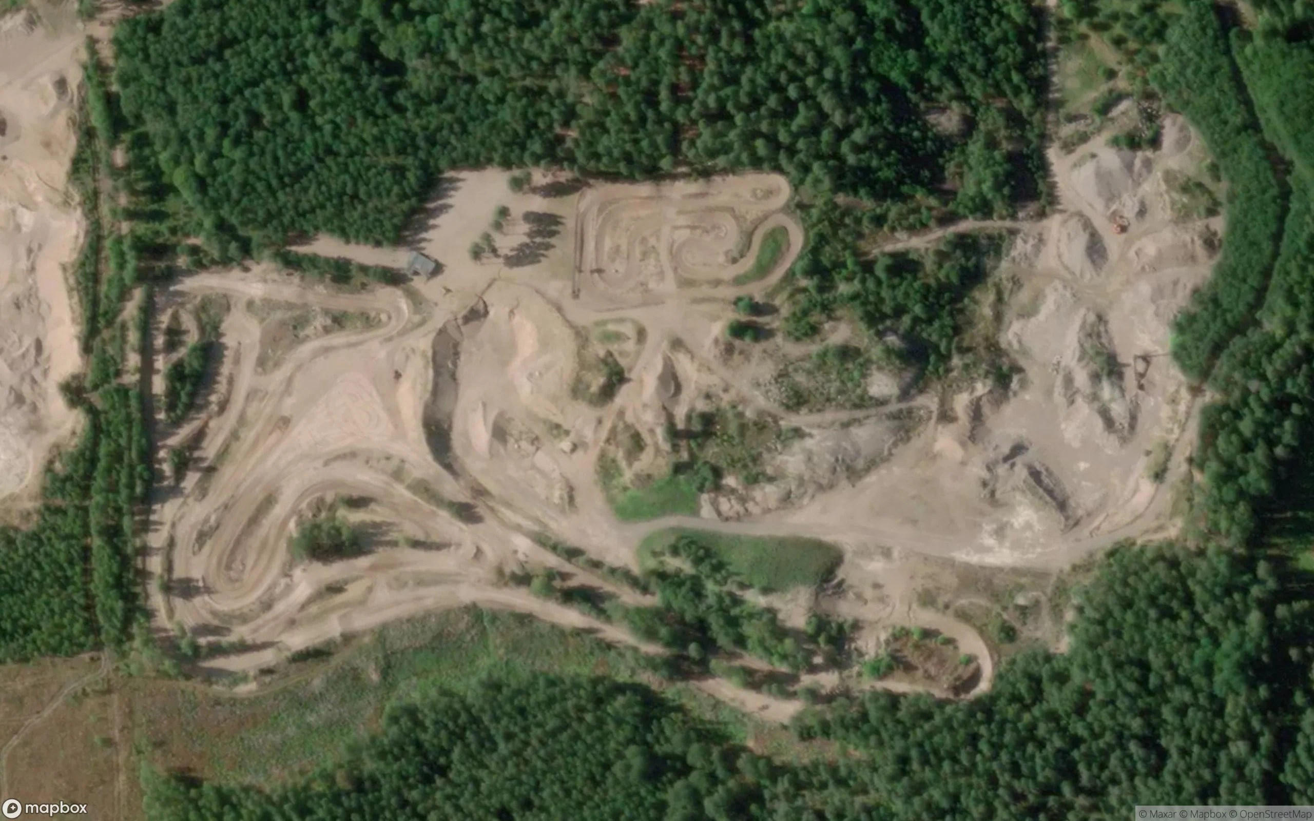 Rajakorven ajoharjoittelurata Motocross Strecke