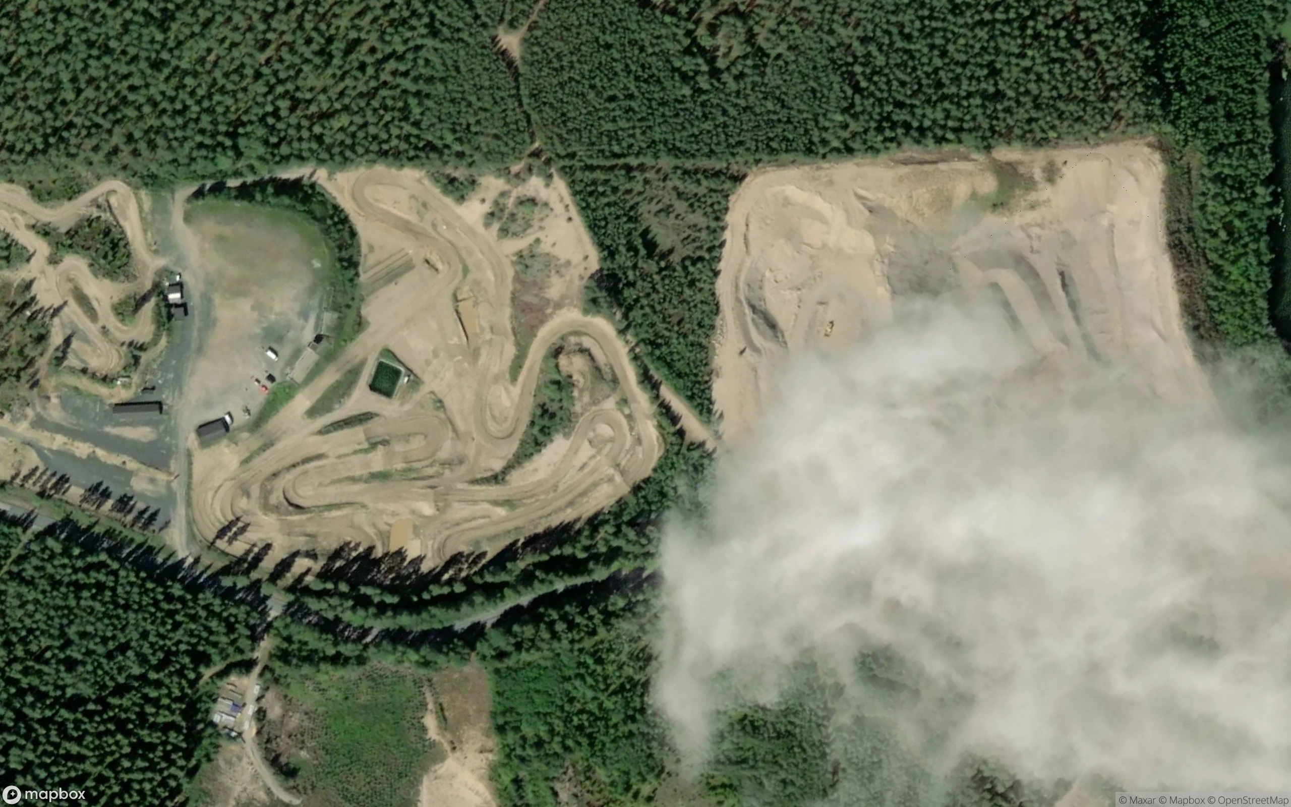 Hamulan motocross-rata Motocross Strecke