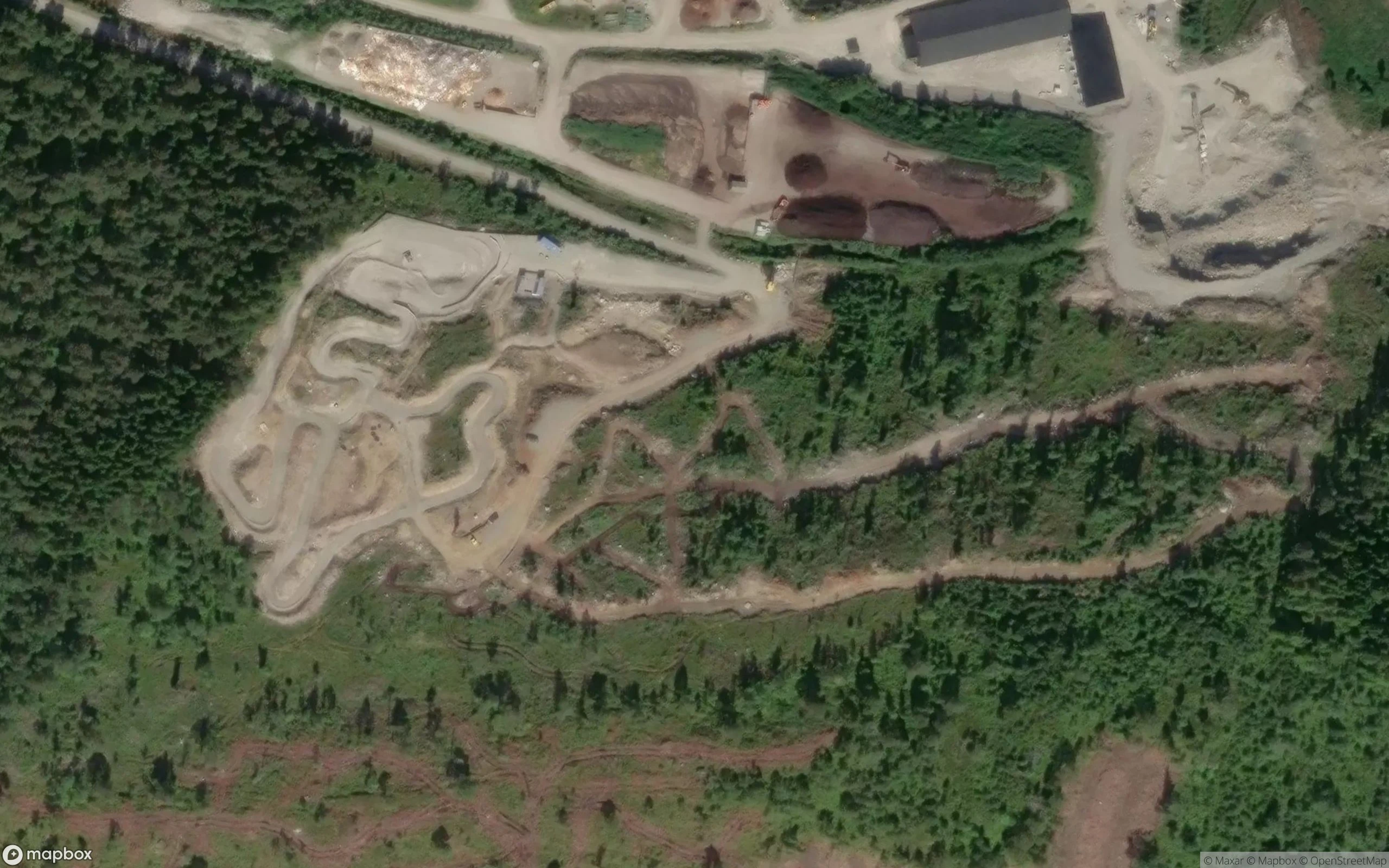 Øvråslia NMK Vestnes Motorsportanlegg Enduro og Mx-bane Motocross Strecke