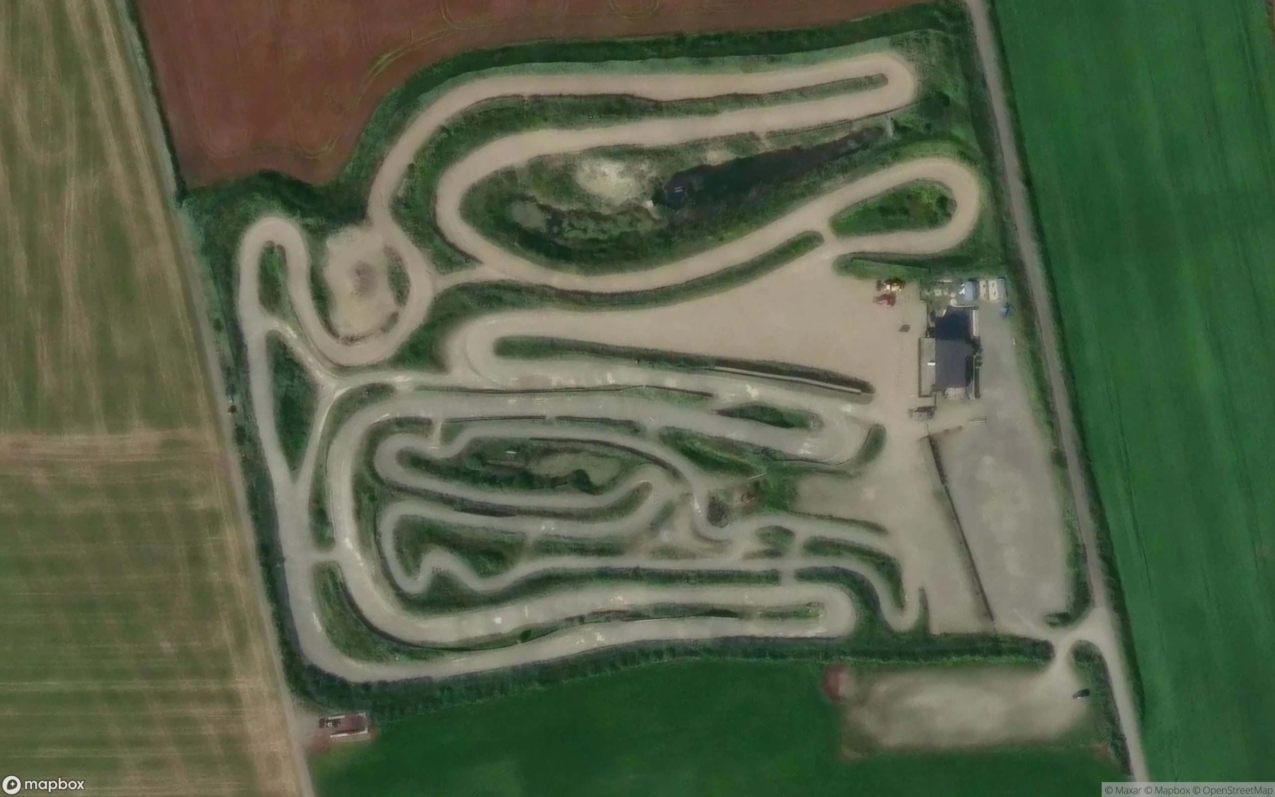 Bybergsanden motocrossbane Motocross Strecke