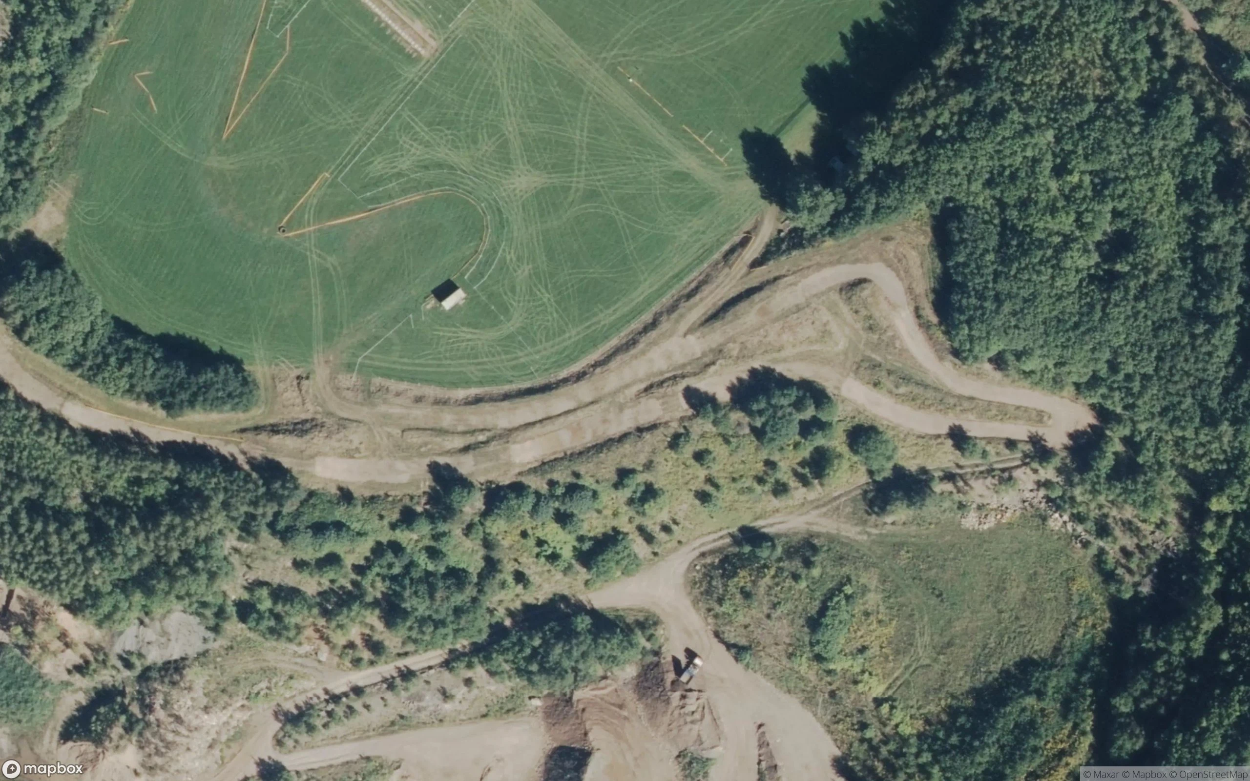 MX-Strecke Ansprung Motocross Strecke